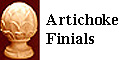 click here for artichoke finials