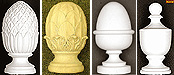click for finials
