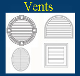 faux and operative louvered and solid vents