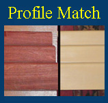 Moulding profile matching for hardwood, GRG-NeoPlaster, Flexible ResinMold