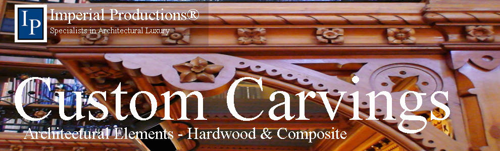 Custom Carvings made from Hardwood and Composites