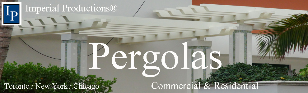 Custom Pergolas made from Fiberglass and ArchPolymer