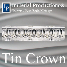 tin ceiling crowns