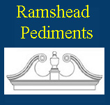 ramshead pediments standard and custom sizes