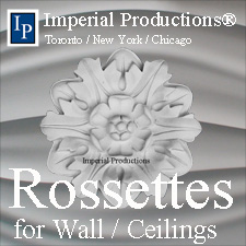 Ceiling and wall rosettes