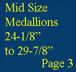 Select Mid Sized Medallion 24-1/8 to 29-7/8 inches