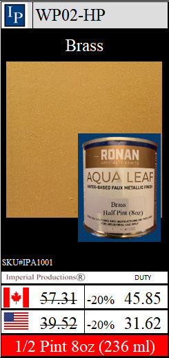 IPWP02 Half Pint Brass Paint