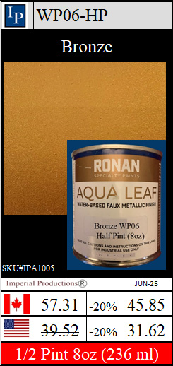 IPWP06 Bronze Leaf Half Pint
