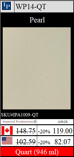 WP14 Quart Pearl Metal Paint