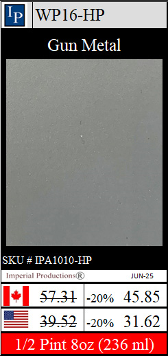 AquaLeaf Gun Metal Half Pint