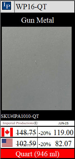 Ronan WP16 AquaLeaf Gun Metal Quart