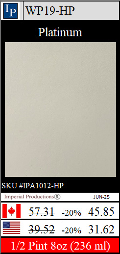 WP19-Half Pint Platinum Metal Leaf Paint
