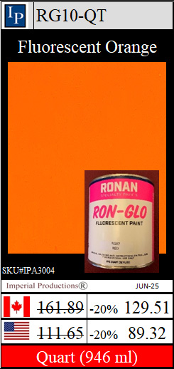 RG10 Fluorescent Orange