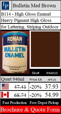 Bulletin Medium Brown High Gloss