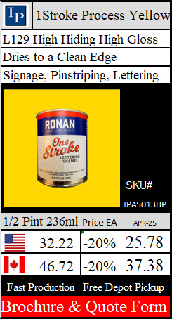 L129 Process Yellow Half Pint