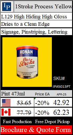 L129 1 Stroke Process Yellow Pint