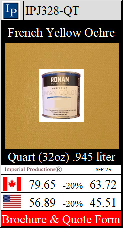 French Yellow Ochre Quart 