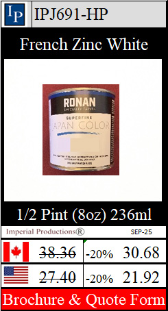 French Zinc White Half Pint