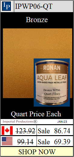 IPWP06 Quart tin Bronze Leaf