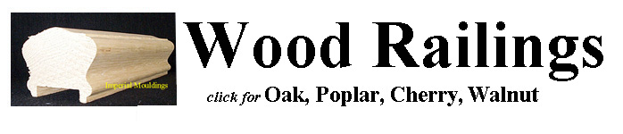 click for wood railings