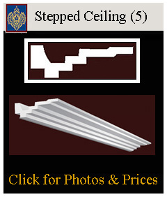 stepped ceiling mouldings 