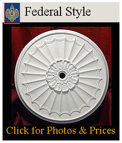 Federal Style Ceiling Medallions