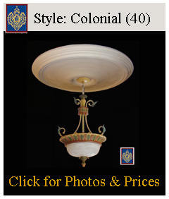 Colonial Ceiling Medallions