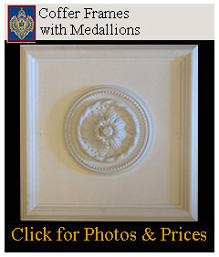 coffered frames with medallions 