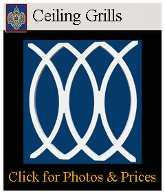 Ceiling Medallion Grill Styles