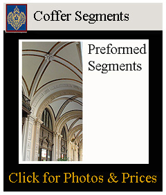 coffers and preformed segments
