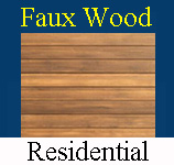 faux wood wall panels for residential construction