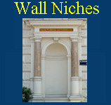 wall niches and alcoves