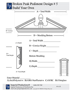 Acorn Pediment Design form 5